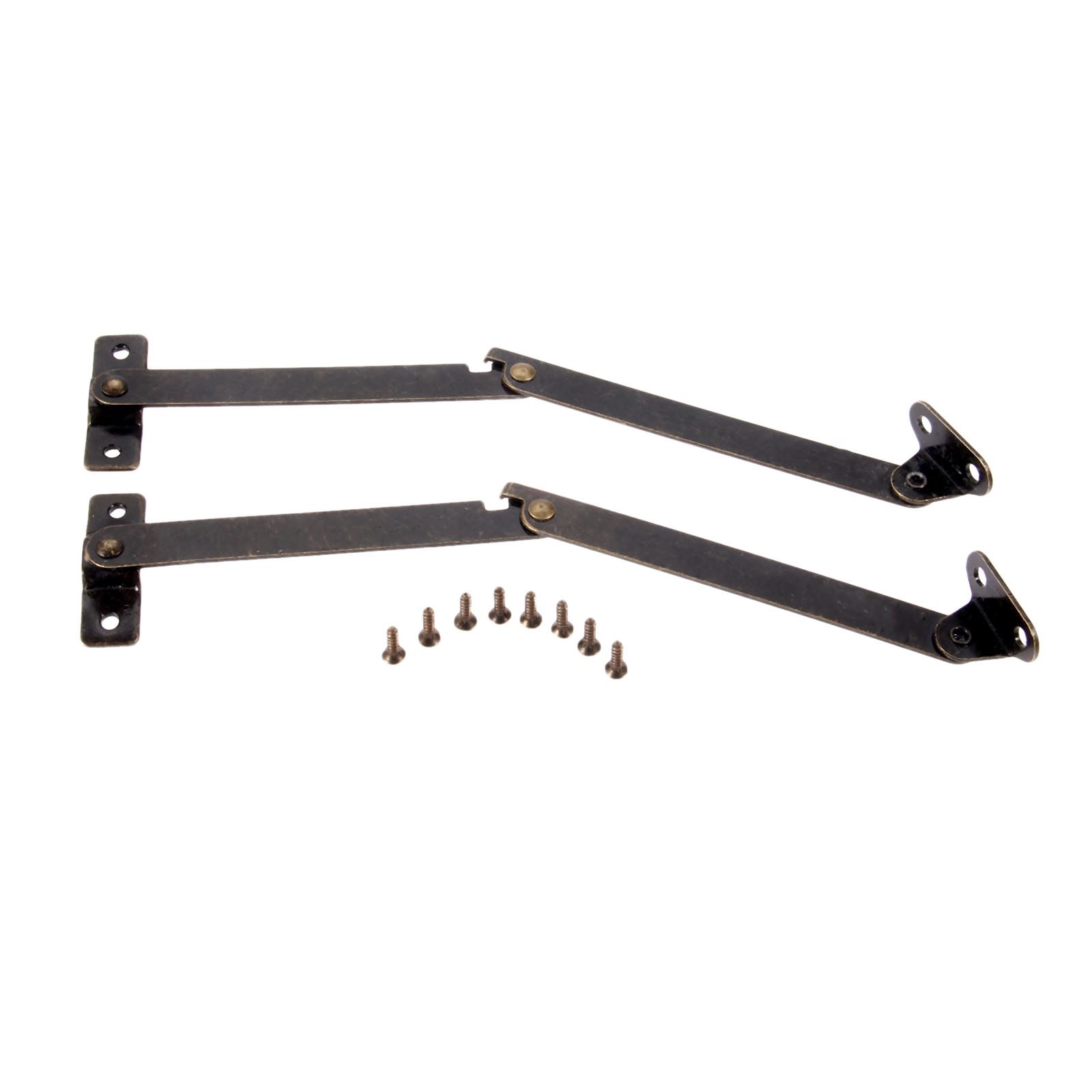 Furniture Hardware Antique - 2 SZT. Zawiasy podtrzymujące pokrywę do
