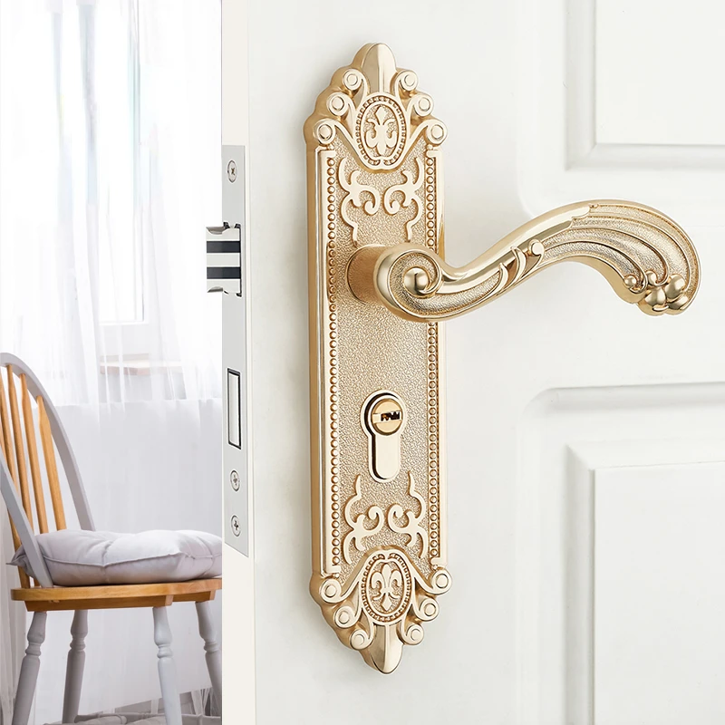 Furniture Hardware Lock - Europejska cicha klamka do drzwi wewnętrznych,