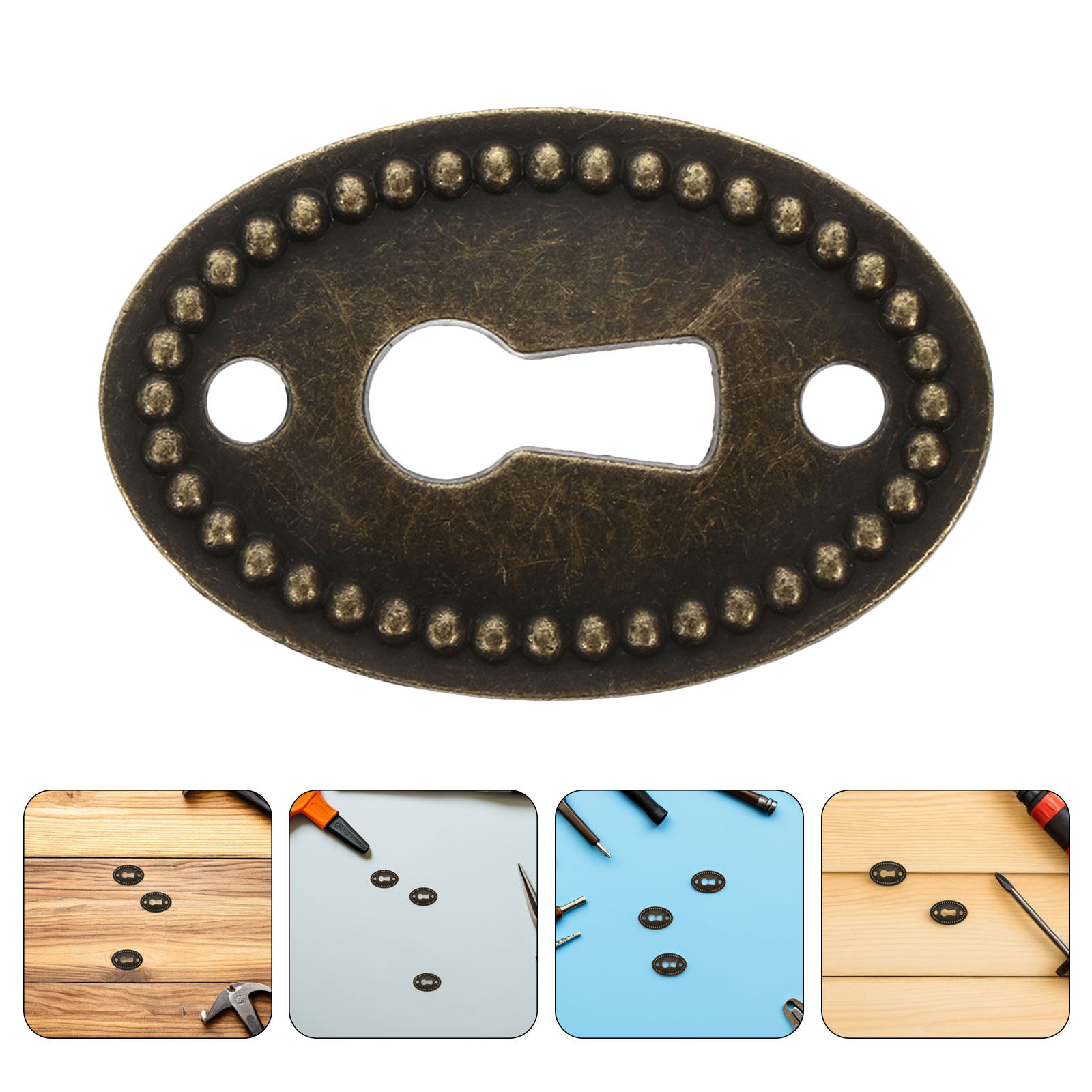 Furniture Hardware Lock - 16 sztuk ozdobnych nakładek na dziurki