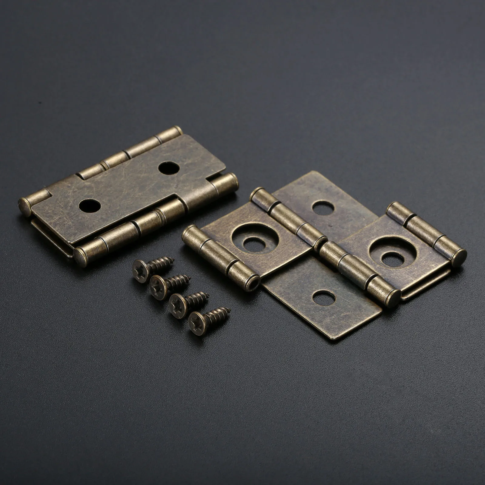 Furniture Hardware Antique - 2 szt. Antyczny brąz podwójne łożysko