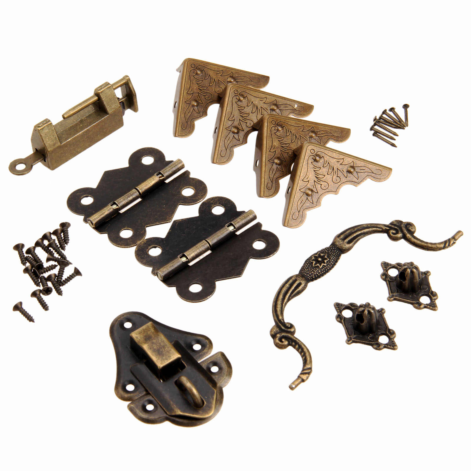 Furniture Hardware Antique - 9 sztuk/zestaw okucia meblowe chiński mosiężny