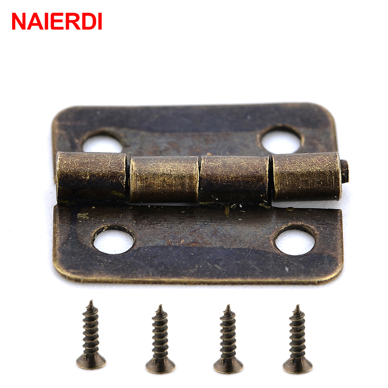 Furniture Hardware Antique - 50 sztuk NAIERDI Antique zawias Mini
