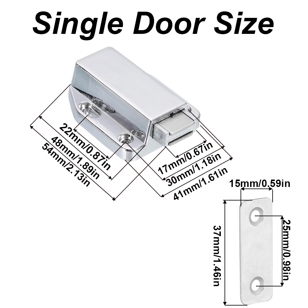 Zatrzaski magnetyczne do szafe – Furniture Hardware Lock recenzja i cena