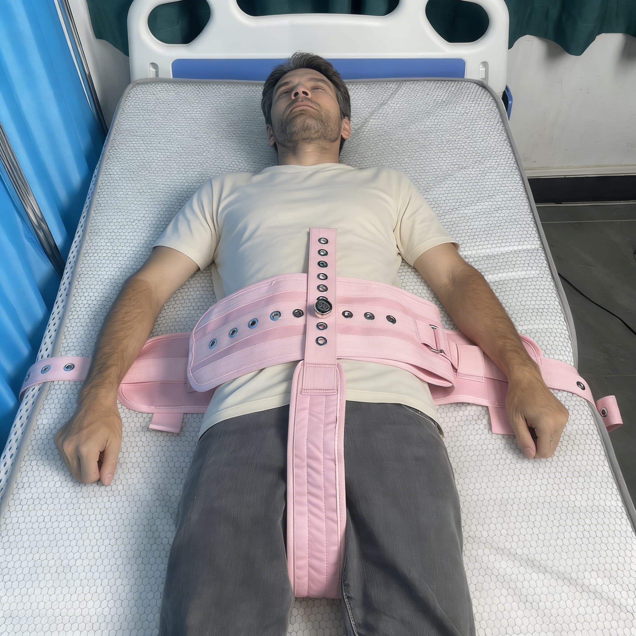 Różowy pas do ograniczenia ruc – Furniture Hardware For Bed recenzja i cena