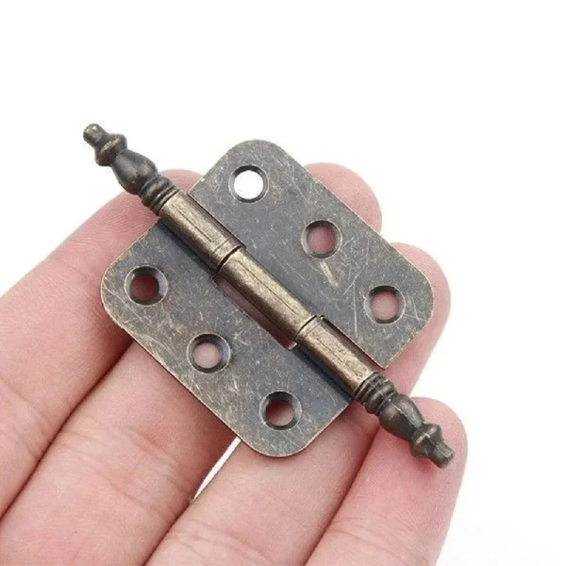 2pcs/set Crown Hinge 6 Holes 1 – Furniture Hardware Antique recenzja i cena